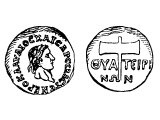 Coin of Thyaitira with Nero
